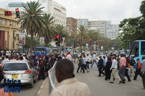 Street crossing Nairobi