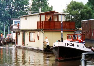 Houseboat in Amsterdam