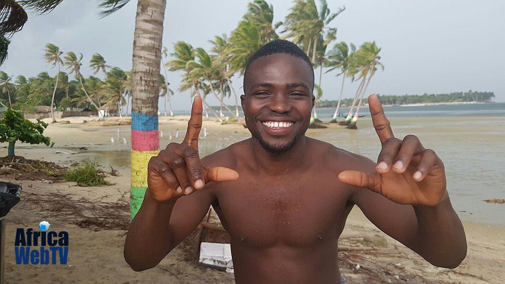 Bobby on the beach - Ghana