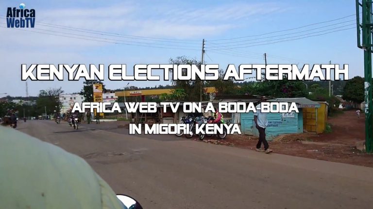 Kenyan elections aftermath – On a boda boda in Migori