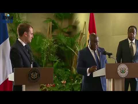 Ghana President Nana Akufo-Addo | Stunning Lecture to President Macron of France On Africa’s Future