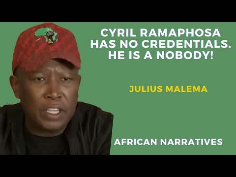 Julius Malema | President Cyril Ramaphosa Is A Nobody! | He Has No Anti-Apartheid Credentials