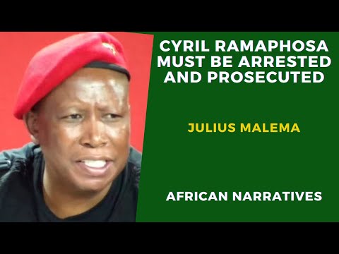 Cyril Ramaphosa Must Be Arrested And Prosecuted | He Is No Longer A President | Julius Malema