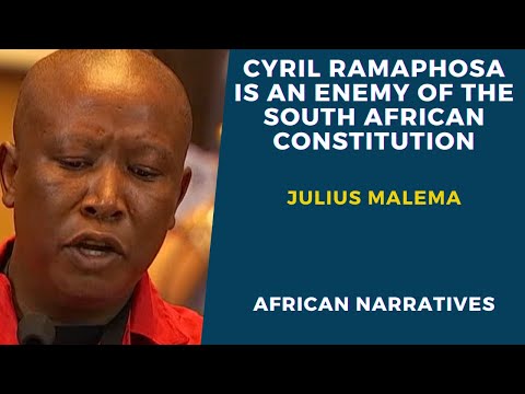 President Cyril Ramaphosa Is An Enemy Of The South Africa’s Constitution He Co-wrote | Julius Malema