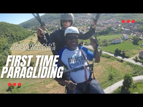 First Time Tandem Paragliding | 60 Year Old African Traveller Breaks A Barrier | Afropean Safari