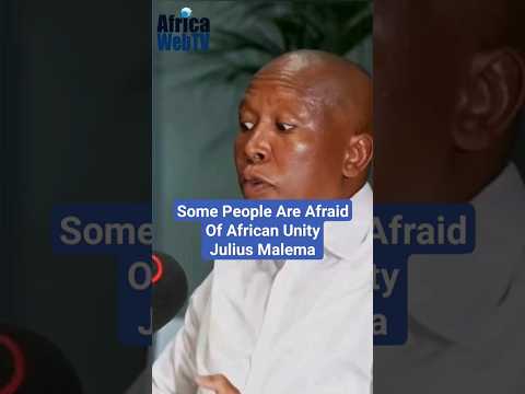 Some People Are Afraid Of African Unity | Julius Malema