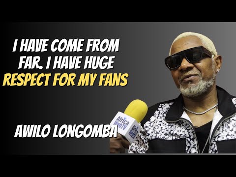 I Have Huge Respect For My Fans And Audiences | Awilo Longomba