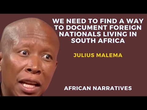 We Must Find A Way To Document Foreign Nationals Living In South Africa | Julius Malema