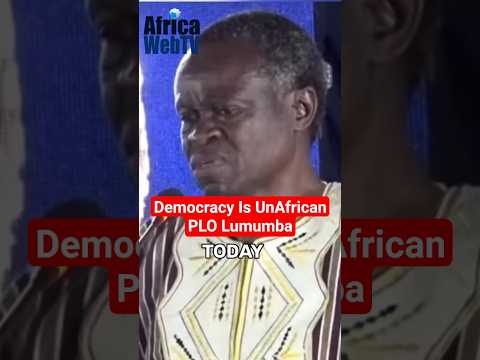 Democracy Is UnAfrican | Prof. PLO Lumumba