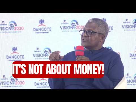 I Withdrew $10 Million Just To Touch My Money | Aliko Dangote Speaks With Richard Mofe-Damijo